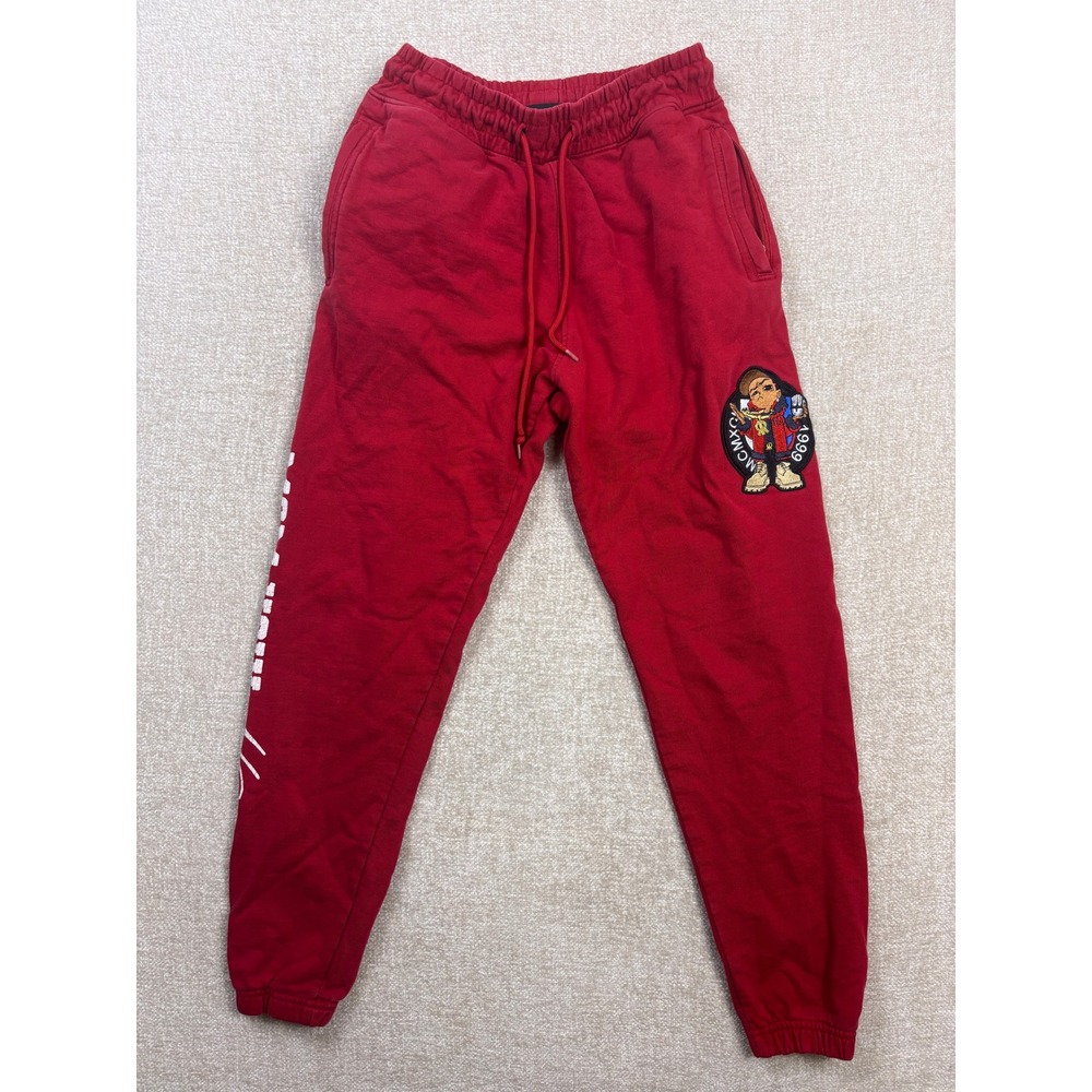 The Boondocks Riley Freeman Red Sweatpants Reezy-100 Joggers Mens Small